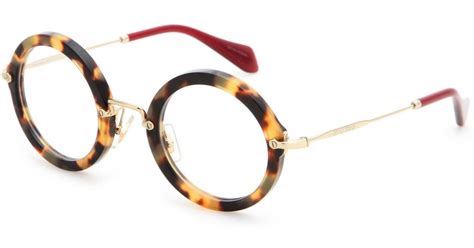 miu miu optical round glasses|miu prescription glasses.